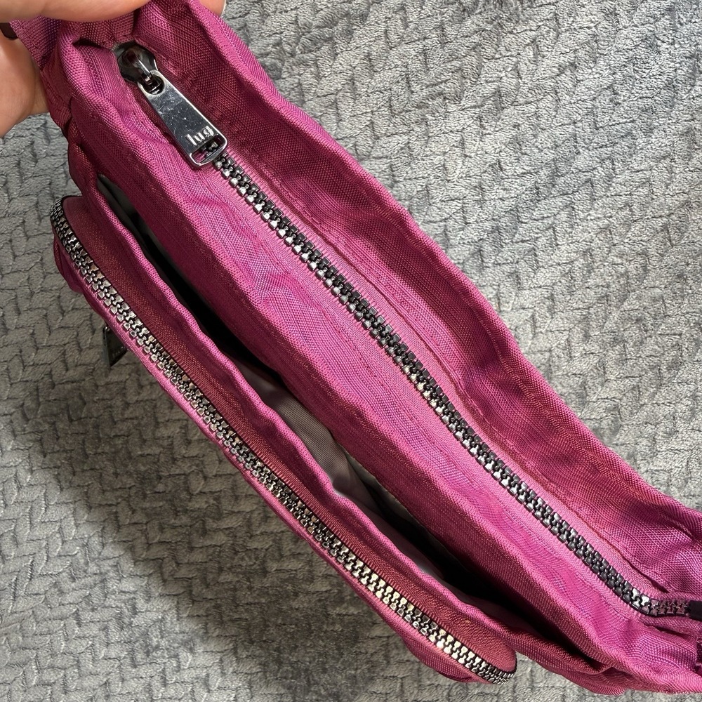 Lug Shimmy Crossbody Bag Purse Pink Adjustable Strap RFID Bottle Holder Travel - Picture 9 of 16